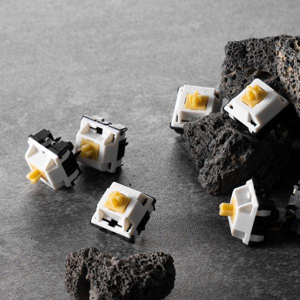 AKKO DIY Silent Switches Box 45pcs Mechanical Axis Body Akko Fairy Switches Penguin 5-pin Hot Swap