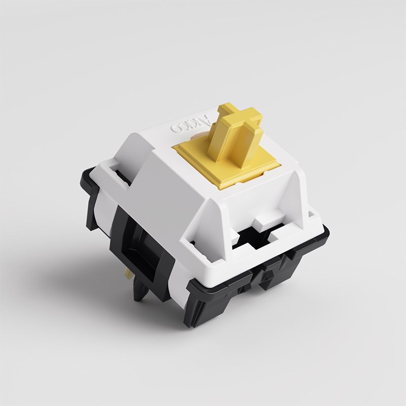 AKKO DIY Silent Switches Box 45pcs Mechanical Axis Body Akko Fairy Switches Penguin 5-pin Hot Swap