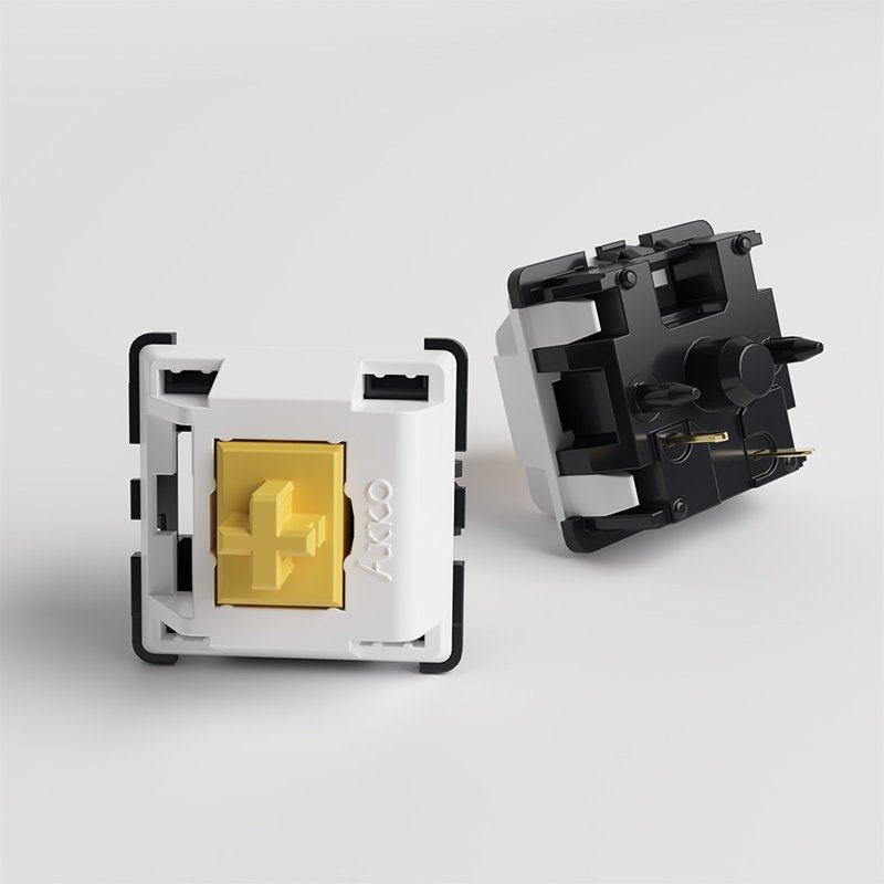 AKKO DIY Silent Switches Box 45pcs Mechanical Axis Body Akko Fairy Switches Penguin 5-pin Hot Swap