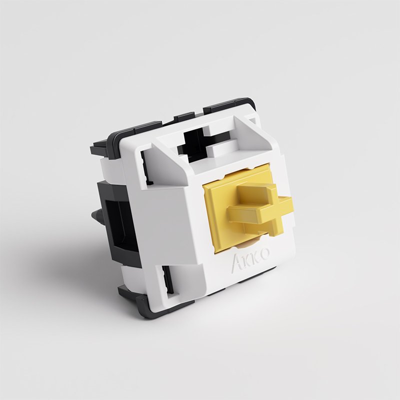 AKKO DIY Silent Switches Box 45pcs Mechanical Axis Body Akko Fairy Switches Penguin 5-pin Hot Swap