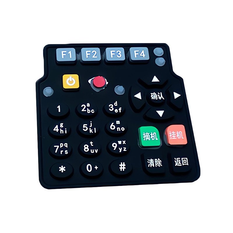 Soft-touch Keys Waterproof Membrane Switch Keypad Custom Foldable Silicone Rubber Computer Keyboard Oem