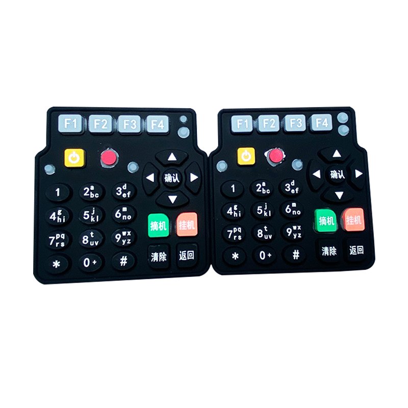 Soft-touch Keys Waterproof Membrane Switch Keypad Custom Foldable Silicone Rubber Computer Keyboard Oem