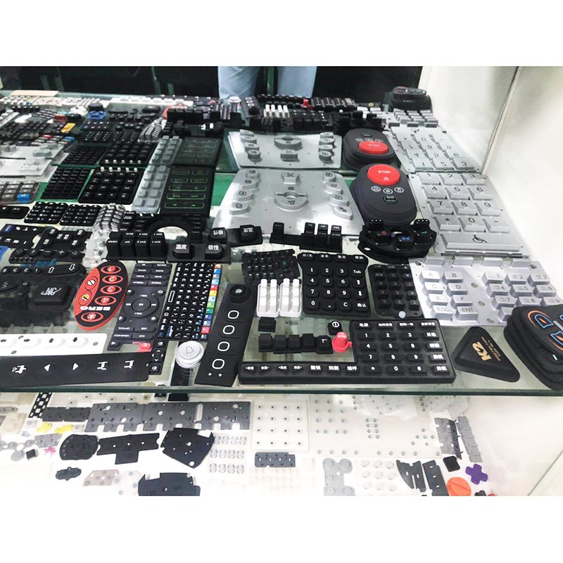 Soft-touch Keys Waterproof Membrane Switch Keypad Custom Foldable Silicone Rubber Computer Keyboard Oem