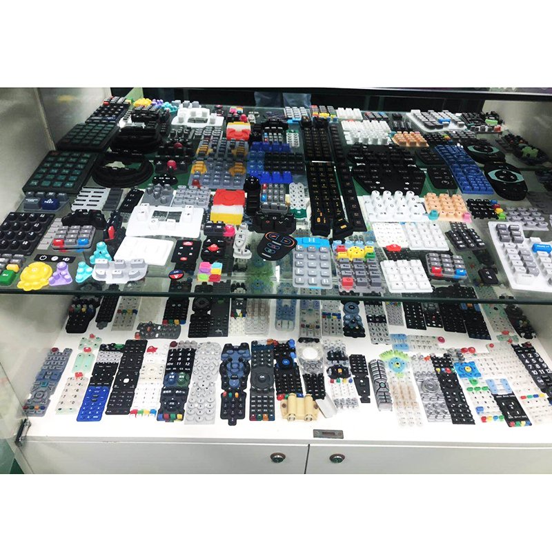 Soft-touch Keys Waterproof Membrane Switch Keypad Custom Foldable Silicone Rubber Computer Keyboard Oem