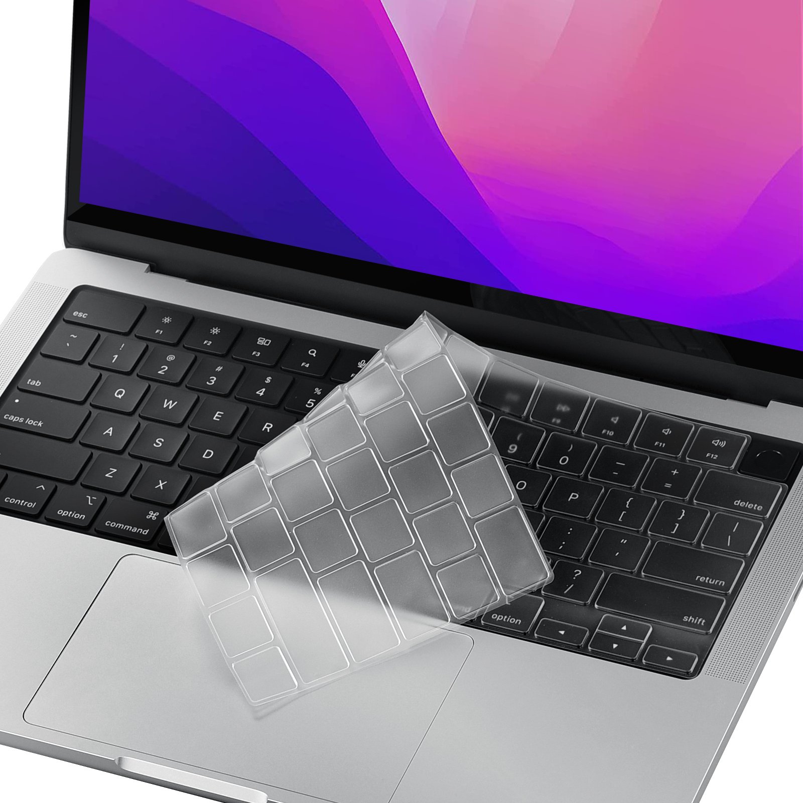 OEM/ODM High Quality Universal Transparent Ultrathin Tpu Keyboard Skin Cover Protector For Apple Macbook Pro 14 A2442