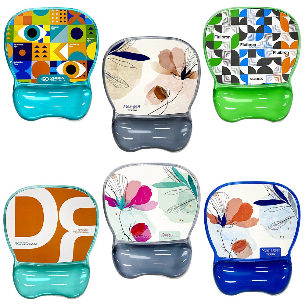 Gel Keyboard Pad &wrist Rest Cushion with Custom Logo Printed Sublimation Ergonomic Mouse Pad Factory Price Crystal OEM Office