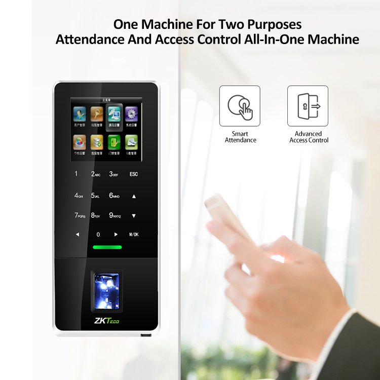 biometric Access control terminal ZK F22 F18 F20 Tx628 fingerprint attendance keyboard door controller