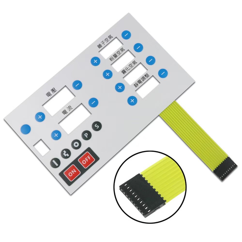 Medical Equipment Membrane Switch Keyboard Customize Medical Pump Used Tactile Membrane Keypad
