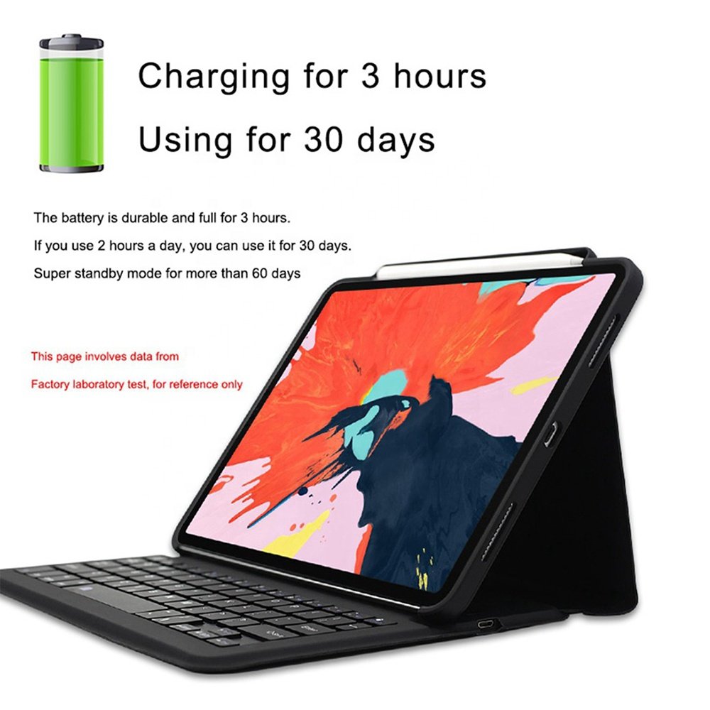 Factory Stock Business style Integrated Shockproof Waterproof PU Leather Wireless BT Keyboard Case for iPad Pro 11 Air 10.9
