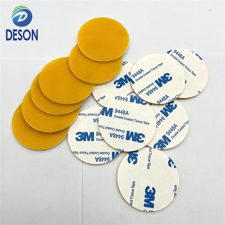 Deson 3m clear anti slip double sided self adhesive round furniture silicone foam rubber sheet feet bumper pads washer
