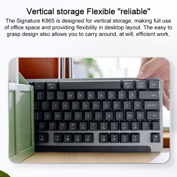 Original Logitech K865 104 Keys Full-Size Easy-switch Wireless Mechanical Keyboard