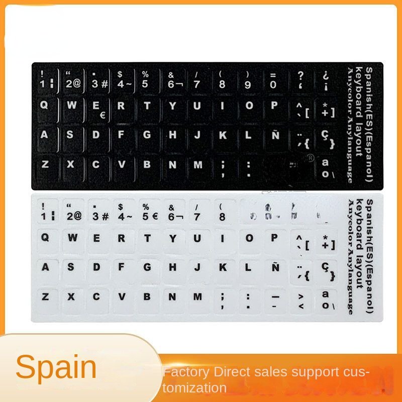 Wholesale English Italian Arabic Japanese And Other Skins Laptop multilingual Keyboard stickers
