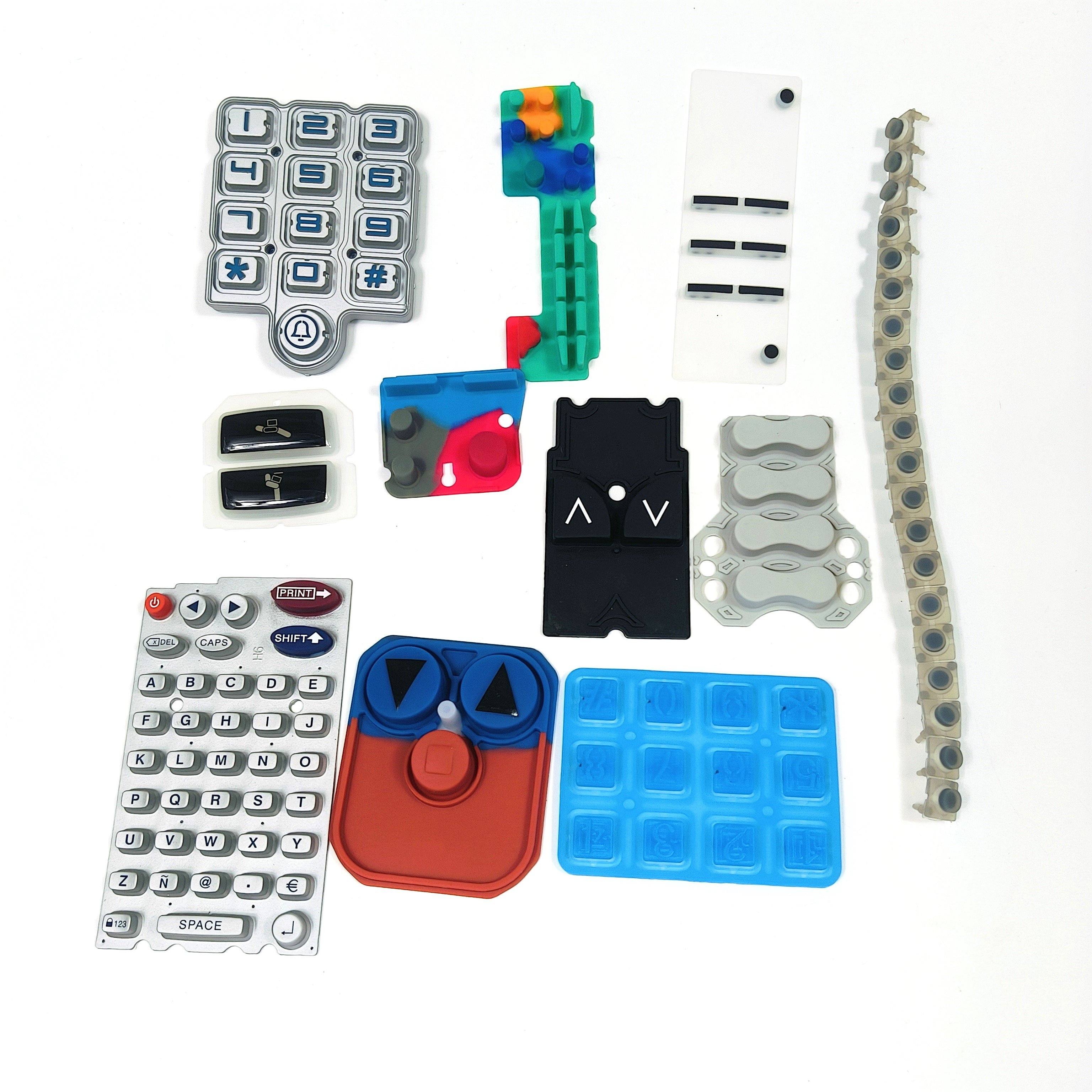 Nice price Custom Membrane Keyboards & silicone rubber keypad & graphic overlay for controller