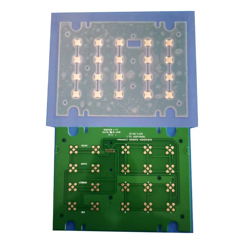 New Design Metal Dome Array With 3m Adhesive Pet For Bank Contact Devices 12 Keys