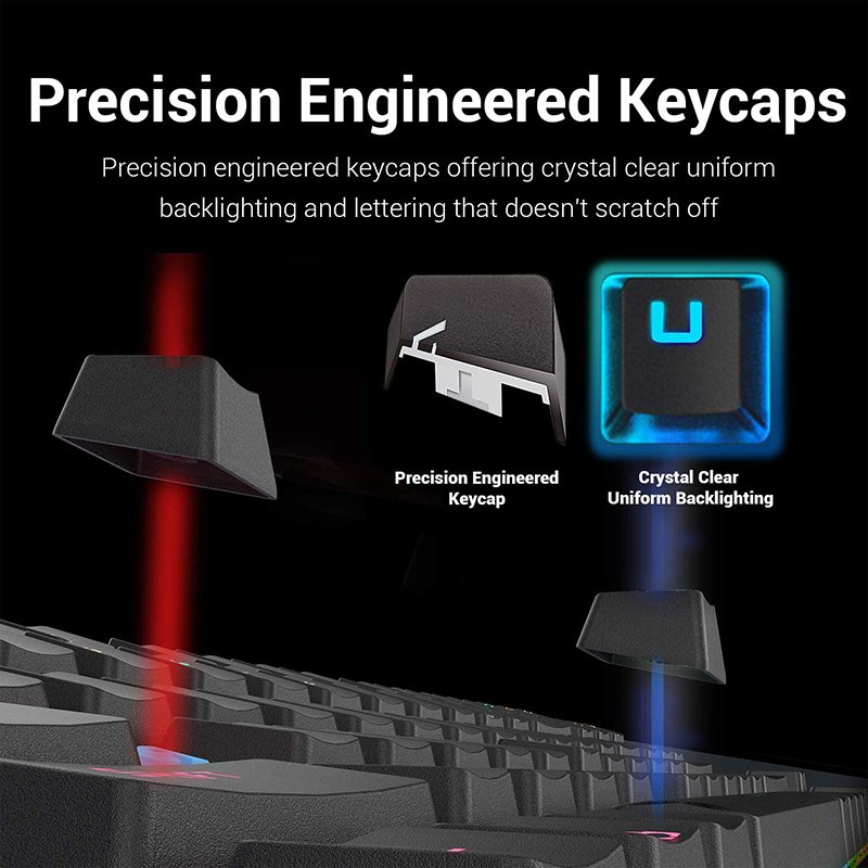 Best Laser Led Mechanical Keyboard Small Keyboards Rgb PC Gaming Keyboard And Mouse For Corsair