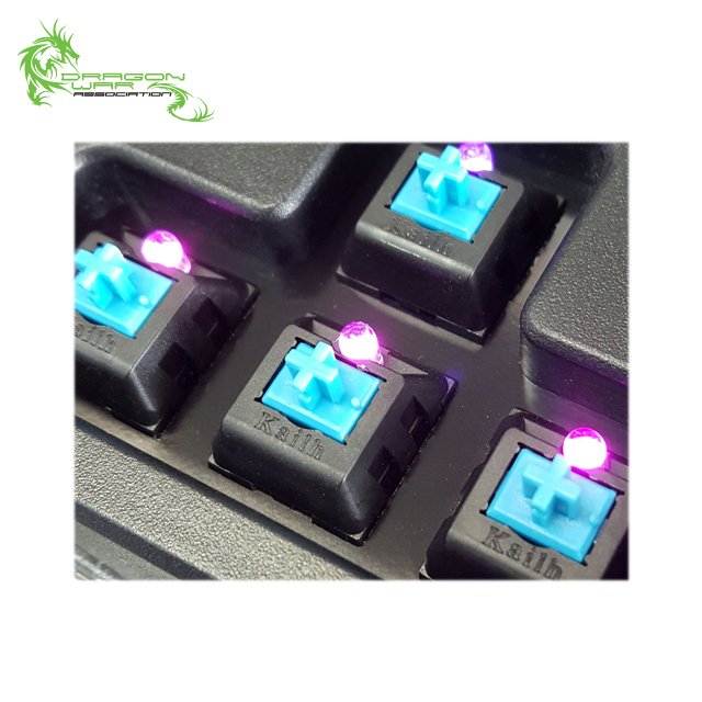 LED Macro function Black switch mechanical gaming keyboard with driver