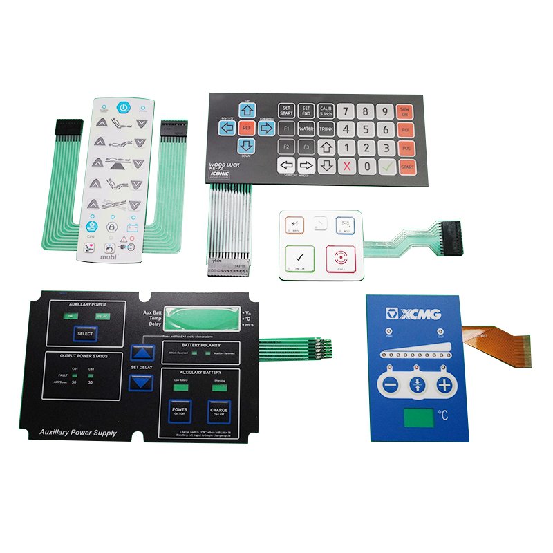 price pcb membrane switch with metal dome with led pcb push button tact switch