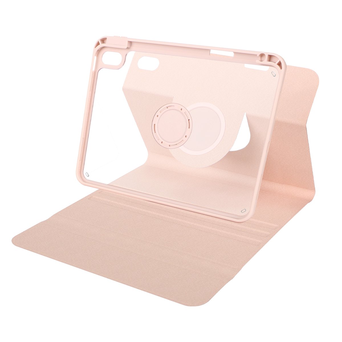 Wholesale OEM/ODM 11''/13'' iPad Air 2024 Keyboard Case 360° Rotatable Detachable Design, Transparent Cover, Customizable Colors