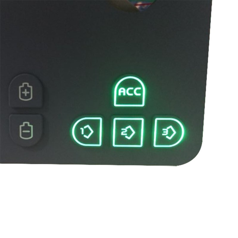 Customized metal dome push button membrane keypad with LEDs