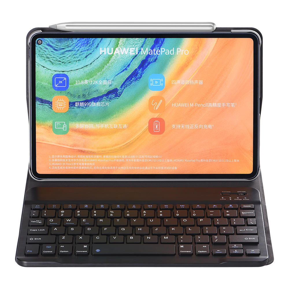 Design Smart Detachable Keyboard Case High Quality New 12.6 Inch with Wireless BT Keyboard for Huawei Matepad Pro Tablet Usb OEM
