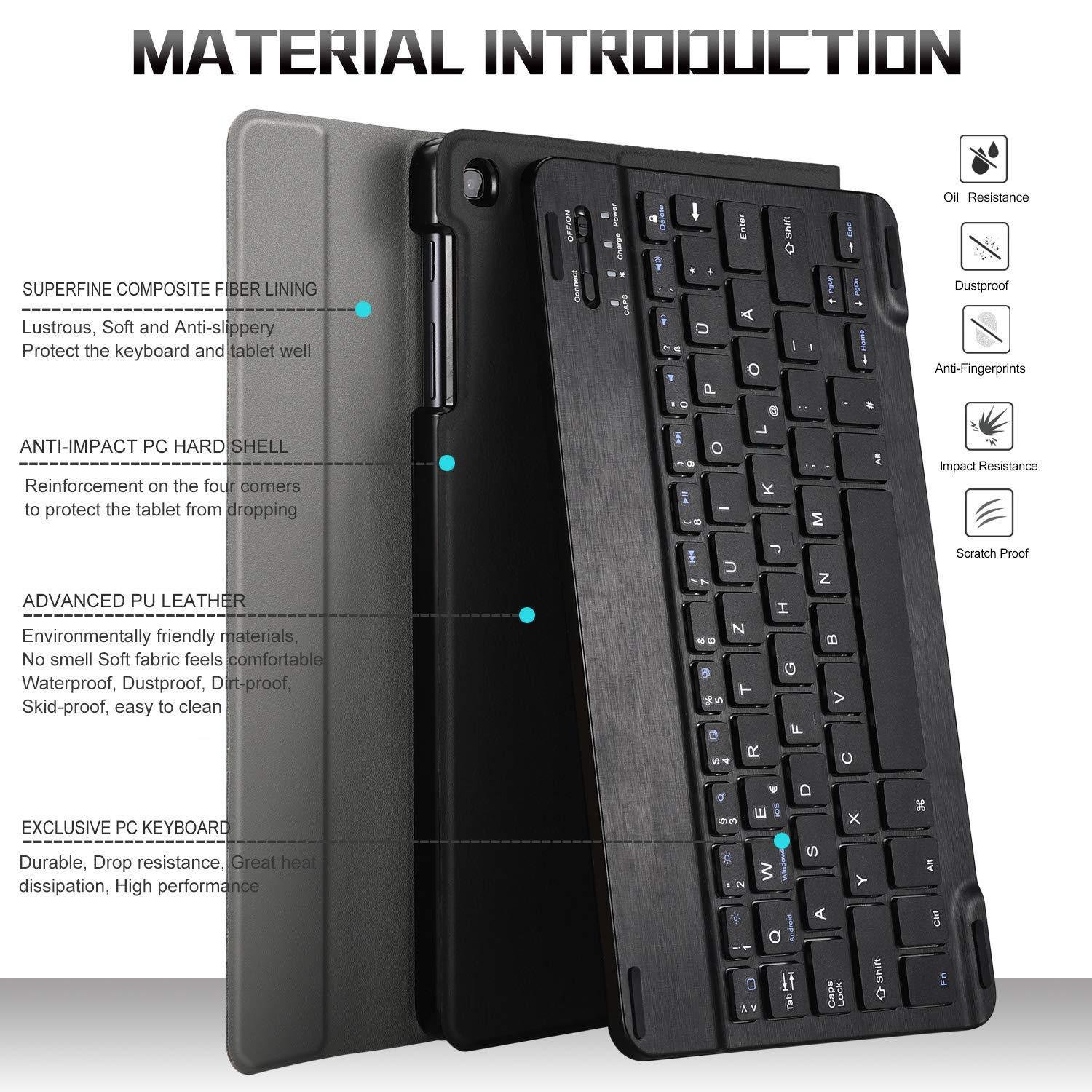 Design Smart Detachable Keyboard Case High Quality New 12.6 Inch with Wireless BT Keyboard for Huawei Matepad Pro Tablet Usb OEM