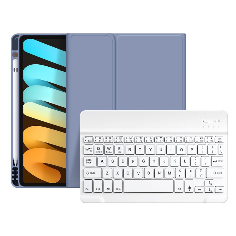 B-tooth Keyboard Case for iPad 9 Generation Keyboard Case for iPad 10.2 Case with Keyboard 7/8/9th 2019 2020 2021