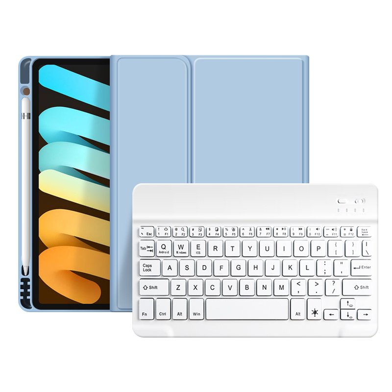 B-tooth Keyboard Case for iPad 9 Generation Keyboard Case for iPad 10.2 Case with Keyboard 7/8/9th 2019 2020 2021