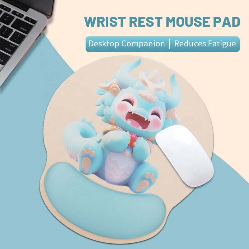 Gaming Mouse Pad Gamer Wrist Rest Play Mat Computer Accessories Memory Foam Mouse Mat Ergonomic Rubber Base Pad for Office Home