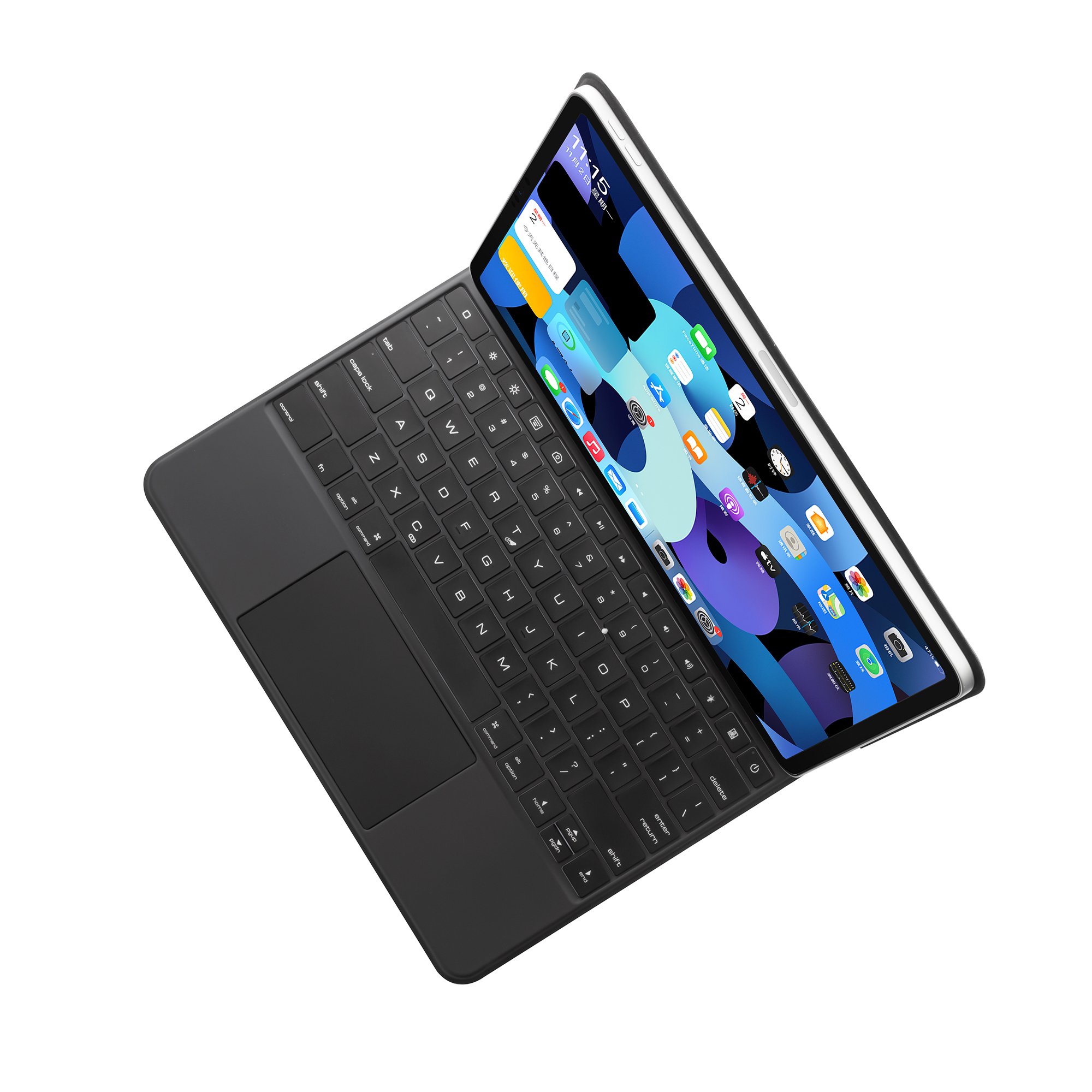 BT Keyboard Tablet cover wireless Keyboard case for iPad 12.9 with PU Leather