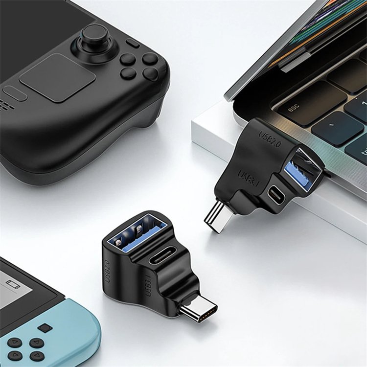 Adapter For Asus Rog Ally Type C to USB Adapter For Steam Deck Game Console 8K HDTV Converter USB C Hub For PS5 Accessories