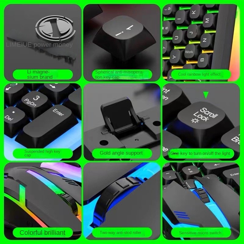 OEM Office Keyboard 104 Key Wired Hot Swap Switch PBT Mechanical Gaming Keyboard For PC