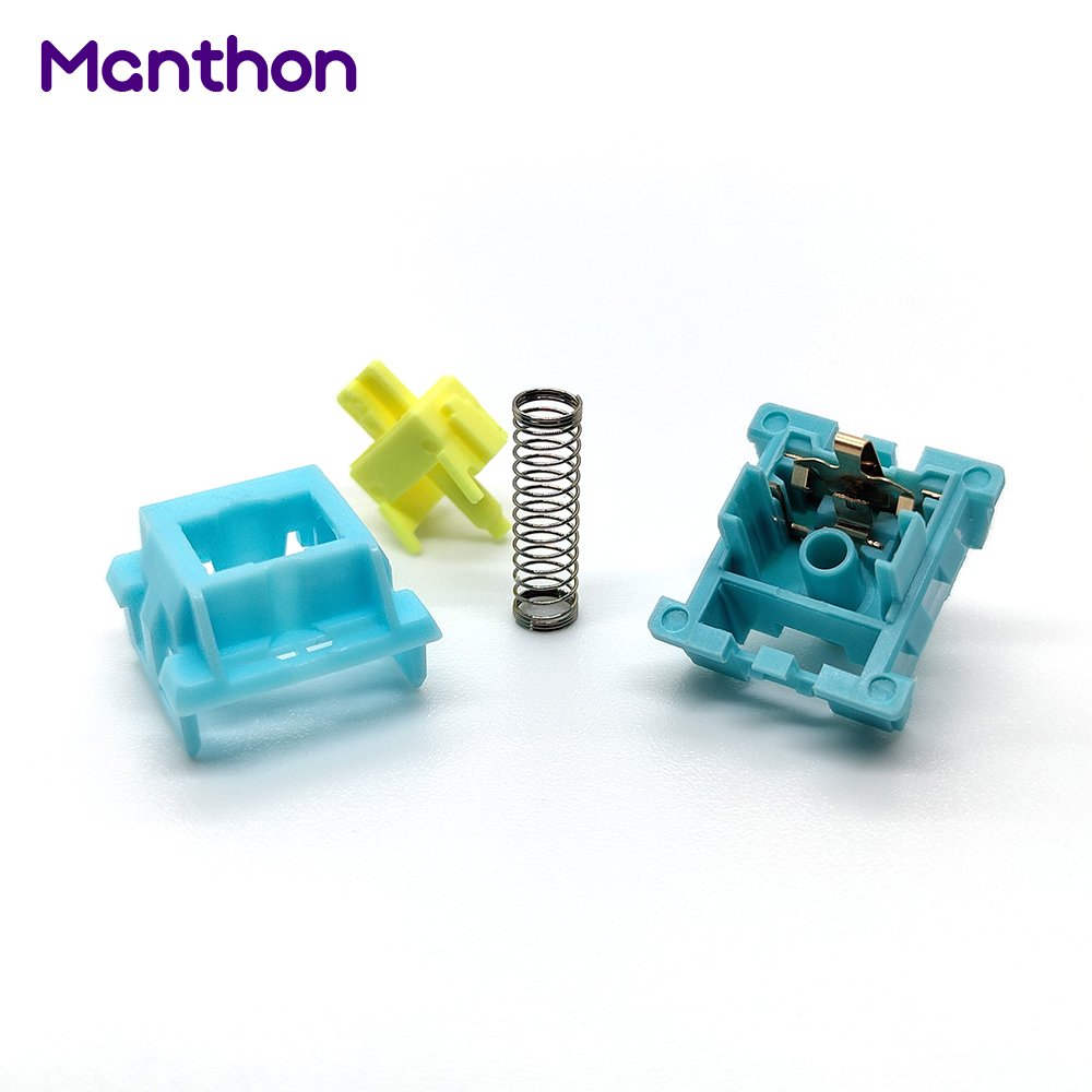 KTT Sea Salt Lemon SMD LED 3 pin Linear Mechanical Keyboard Switch