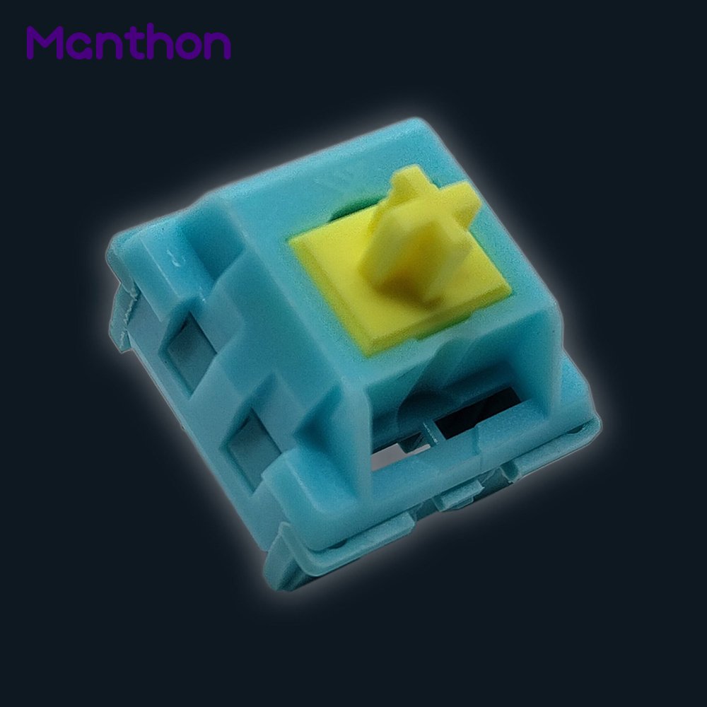 KTT Sea Salt Lemon SMD LED 3 pin Linear Mechanical Keyboard Switch