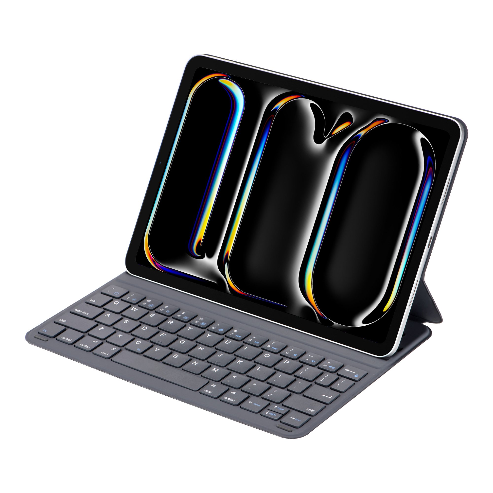 Wholesale OEM/ODM Slim Smart Keyboard Folio with Button Battery for 11'' iPad Air and iPad Pro 2024 Dark Grey Slim & Lightweight