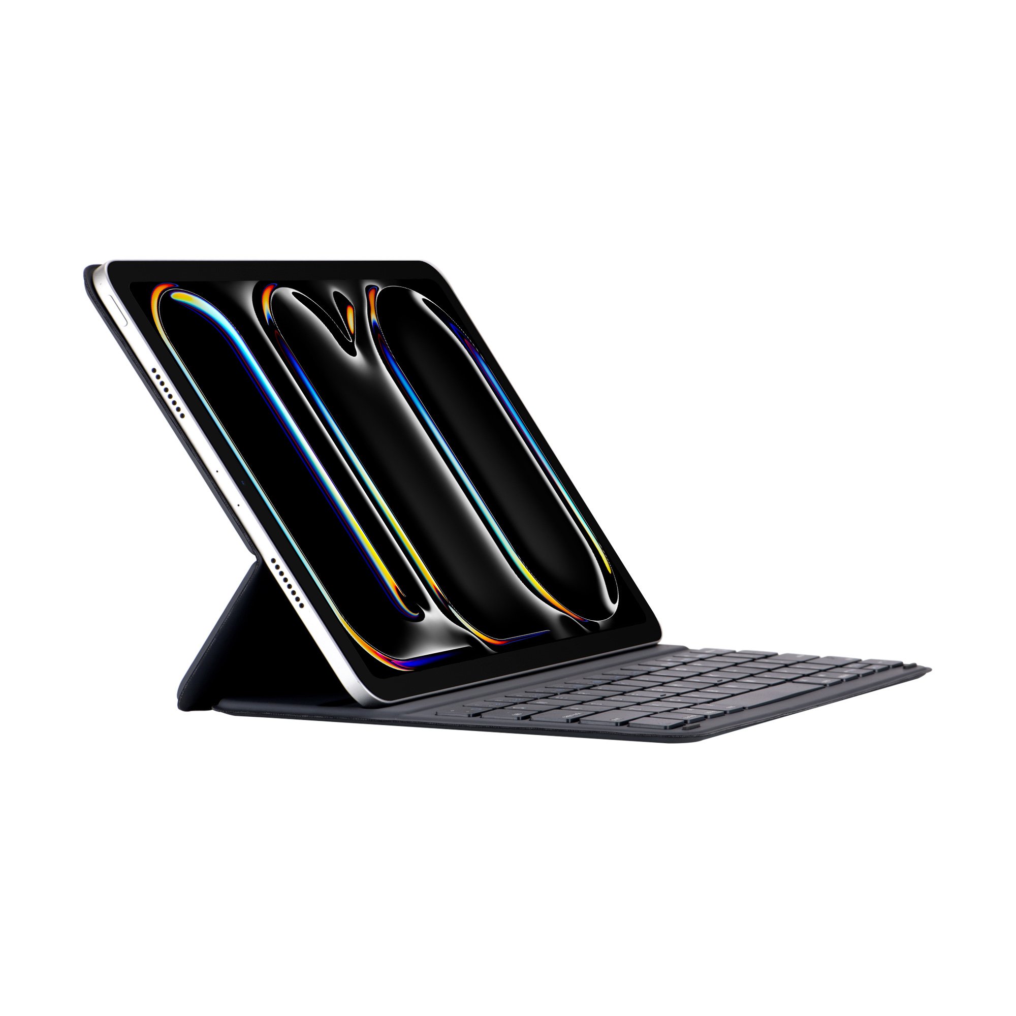 Wholesale OEM/ODM Slim Smart Keyboard Folio with Button Battery for 11'' iPad Air and iPad Pro 2024 Dark Grey Slim & Lightweight