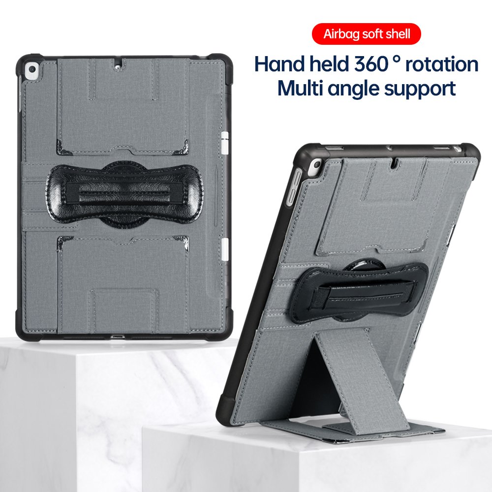 Yeedan Hand Hold Rotation Waterproof Anti-fouling Fabric Texture Case Cover For iPad Mini 1 2 3 4 5 With Pencil Slot Logo Custom