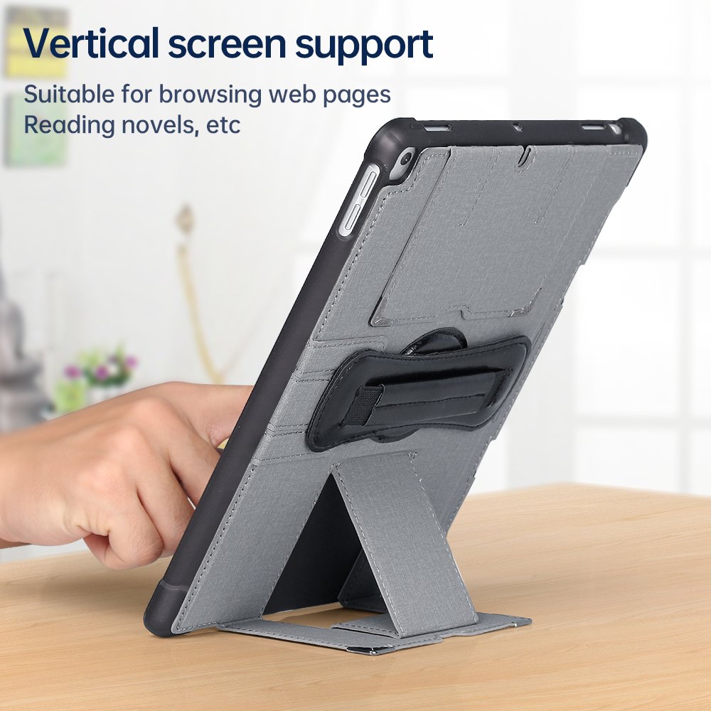 Yeedan Hand Hold Rotation Waterproof Anti-fouling Fabric Texture Case Cover For iPad Mini 1 2 3 4 5 With Pencil Slot Logo Custom