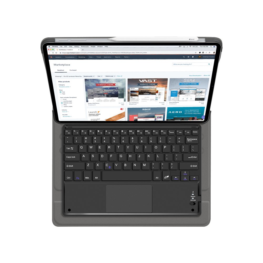Magic Touch Pad Keyboard case for ipad pro 12.9 2021 5th Generation for ipad Pro 12.9 2020 2018