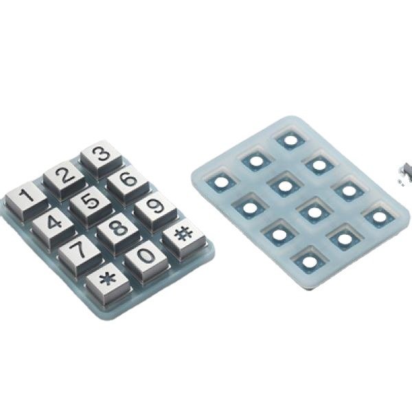 Custom Flexible Keyboard Silicone Rubber Keypads Silicone Touch Button Rubber Parts Product