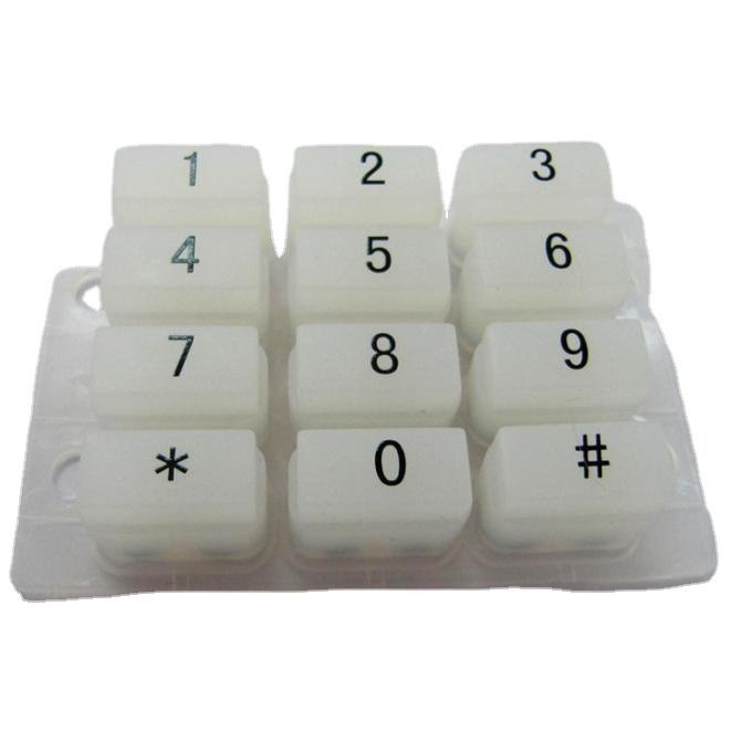 Custom Flexible Keyboard Silicone Rubber Keypads Silicone Touch Button Rubber Parts Product