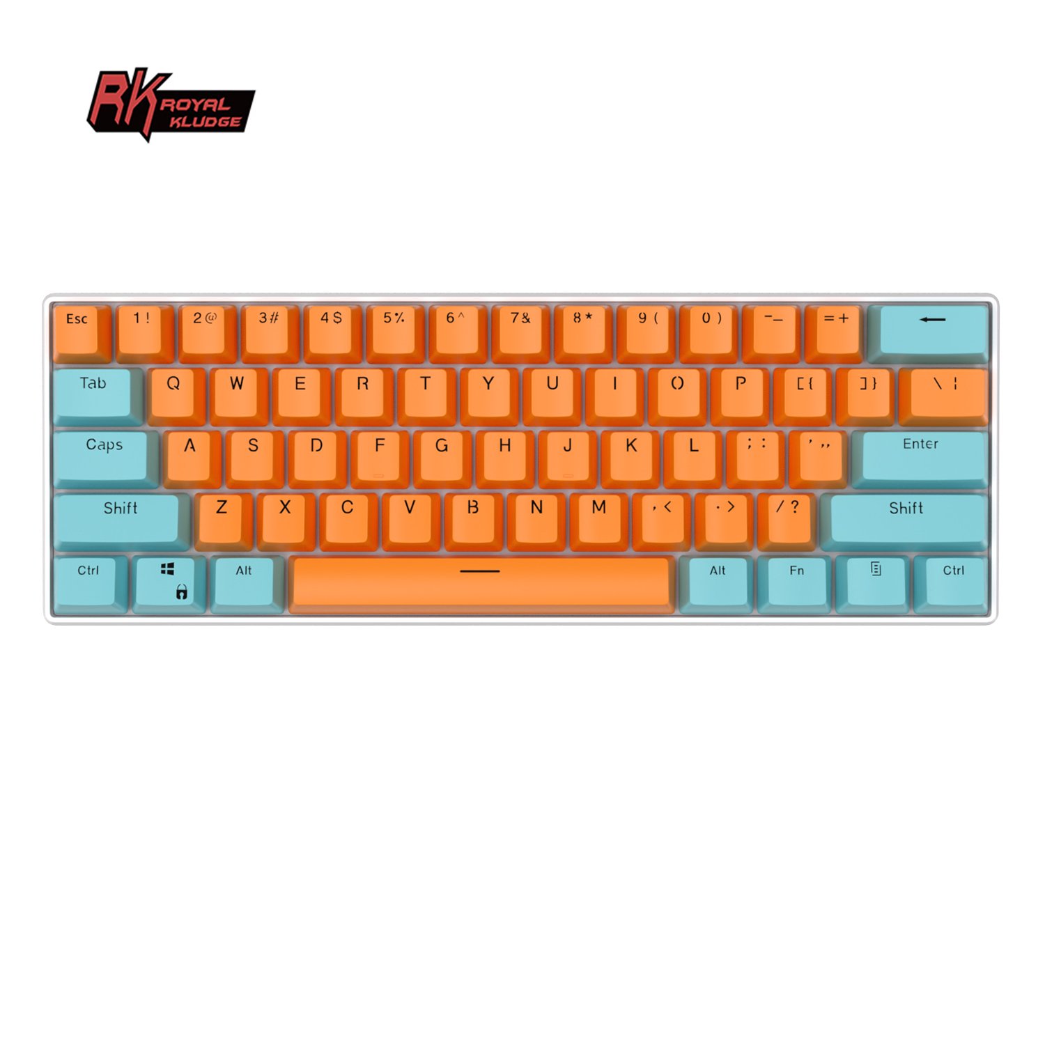 Royal Kludge RK61 small rgb gaming keyboard mini kableloss tastatur oem switch wireless rgb mechanical keyboard spanish