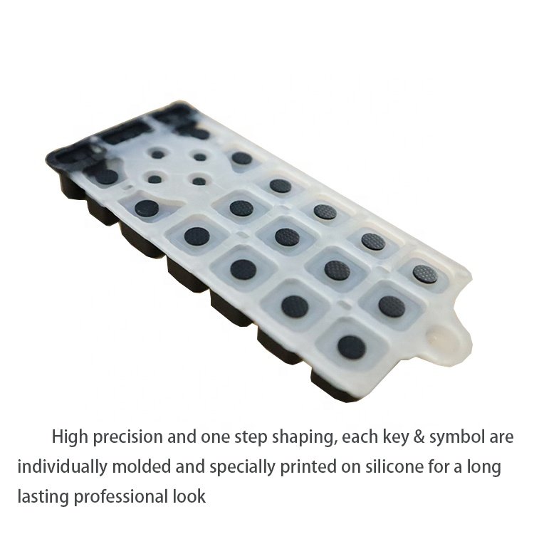 Custom Conductive Silicone Keypad Keyboard Silicone Protective Cover For Remote Control Calculator Electronic Parts