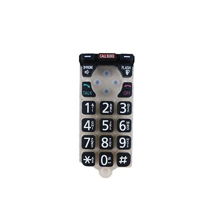 Custom Conductive Silicone Keypad Keyboard Silicone Protective Cover For Remote Control Calculator Electronic Parts