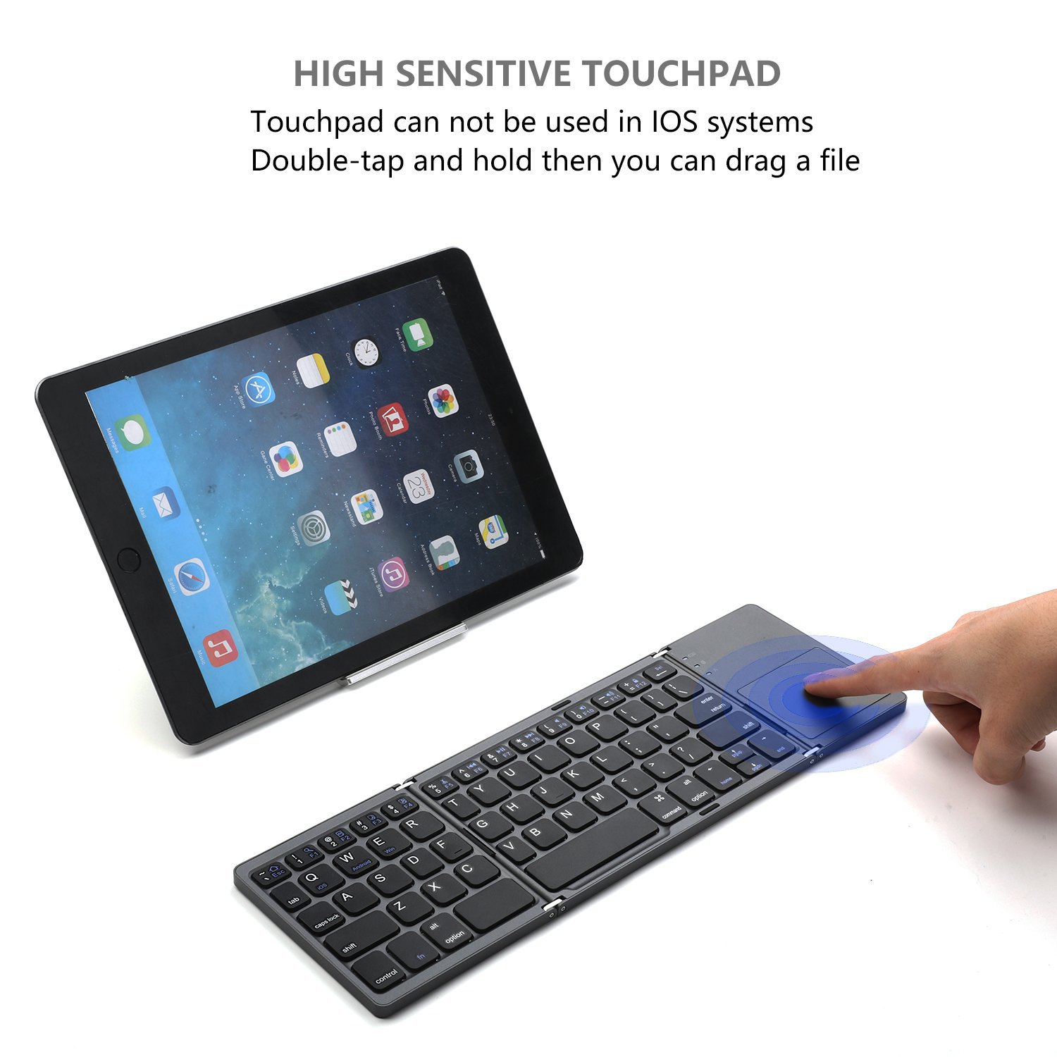 Foldable BT Keyboard for Smartphone Promotion Wireless Mini 3 Folding Black Usb Plastic Desktop OEM USB 3.0 3 Keys Mini Clavier
