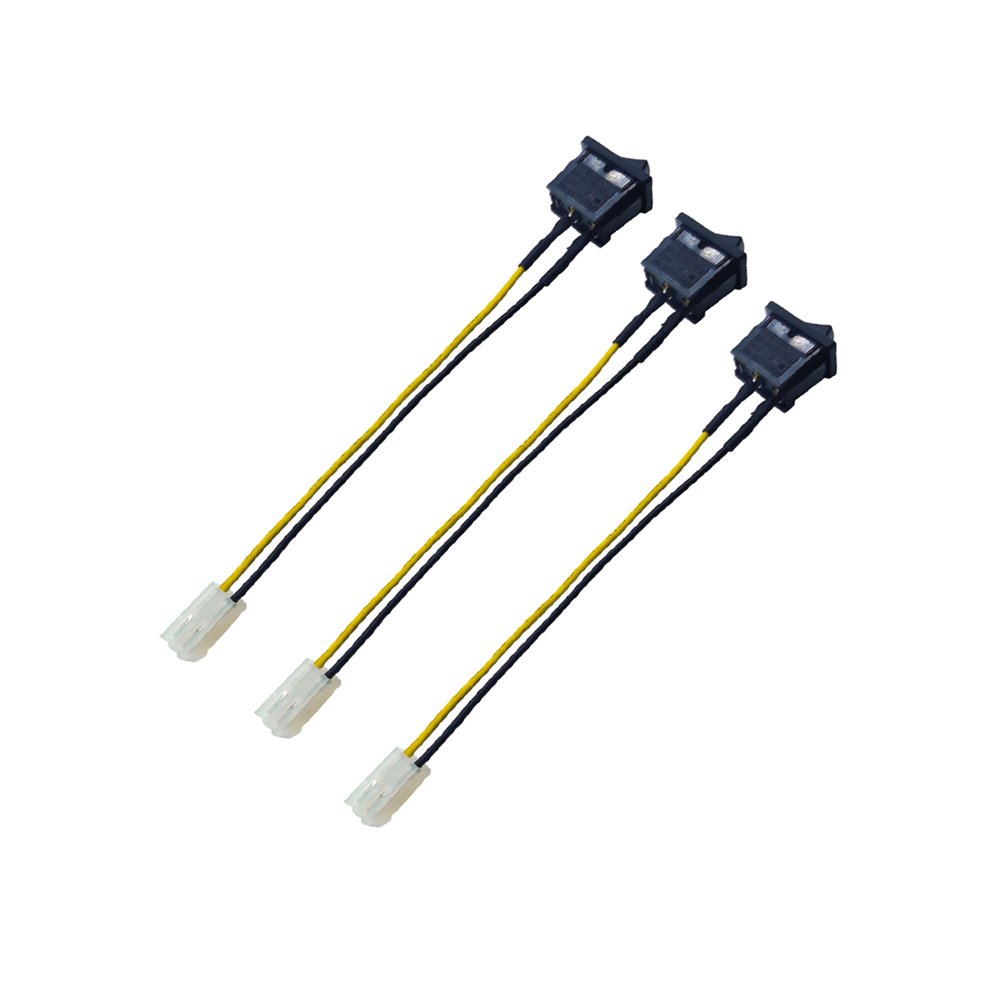 Factory Wholesale switch 140mm SW PC Power Cable on/off Push Button