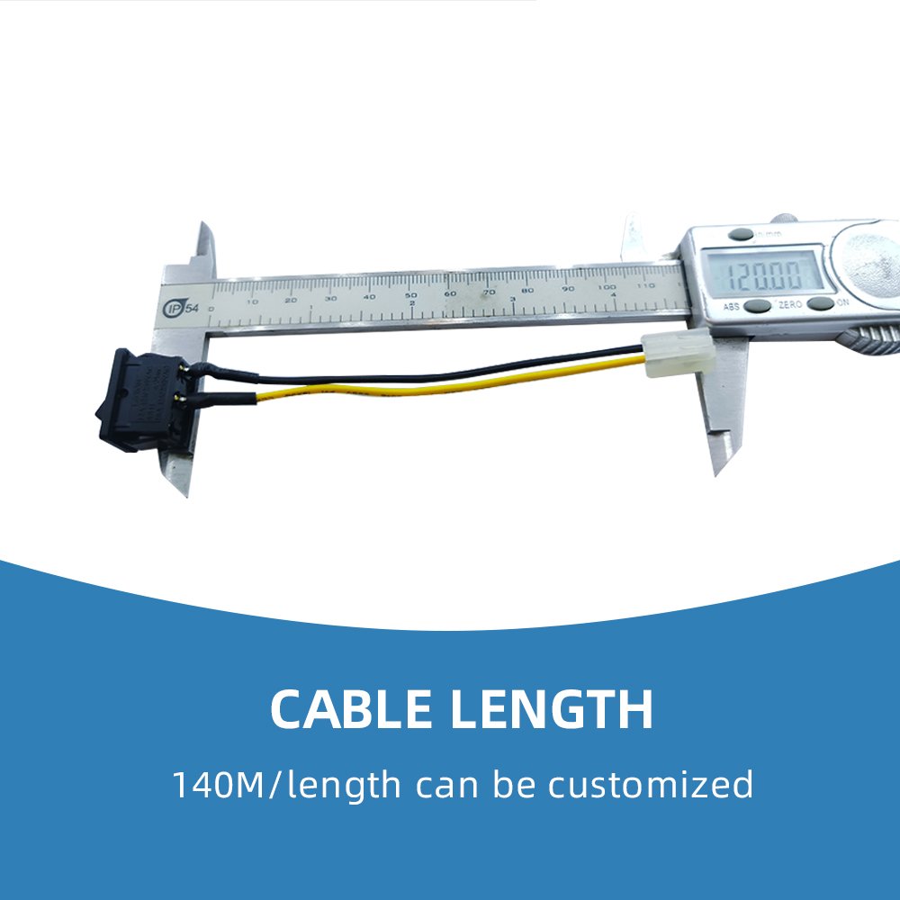 Factory Wholesale switch 140mm SW PC Power Cable on/off Push Button