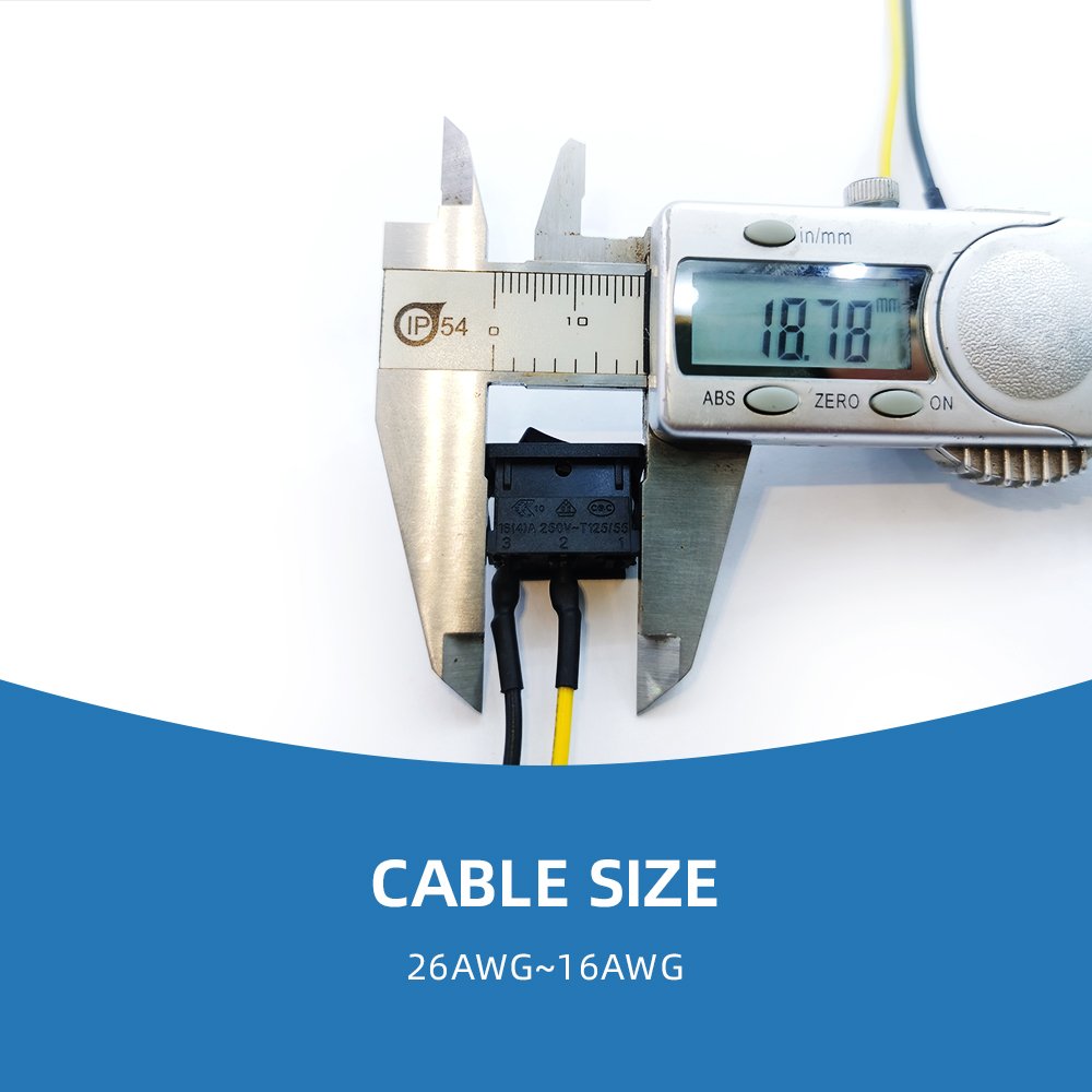 Factory Wholesale switch 140mm SW PC Power Cable on/off Push Button