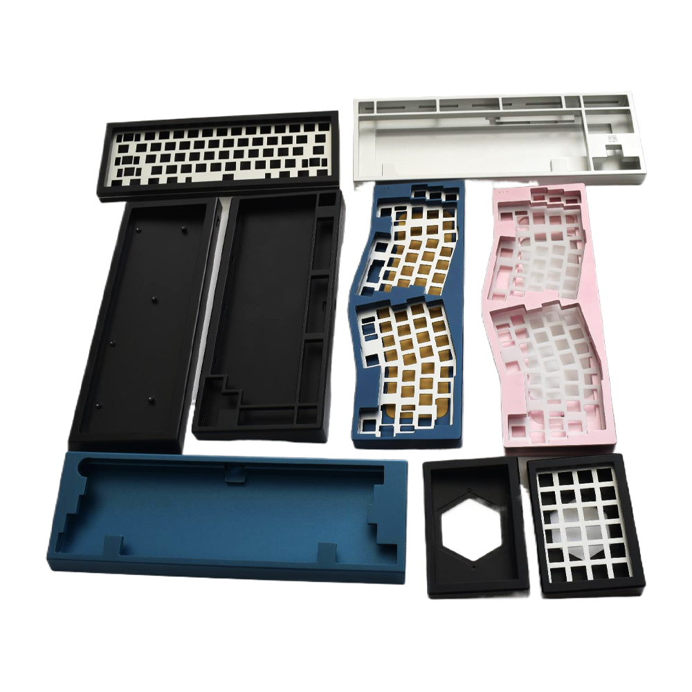 OEM Custom Metal Parts Milling Stainless Steel Anodizing Micro Turning cnc Machining keyboard case