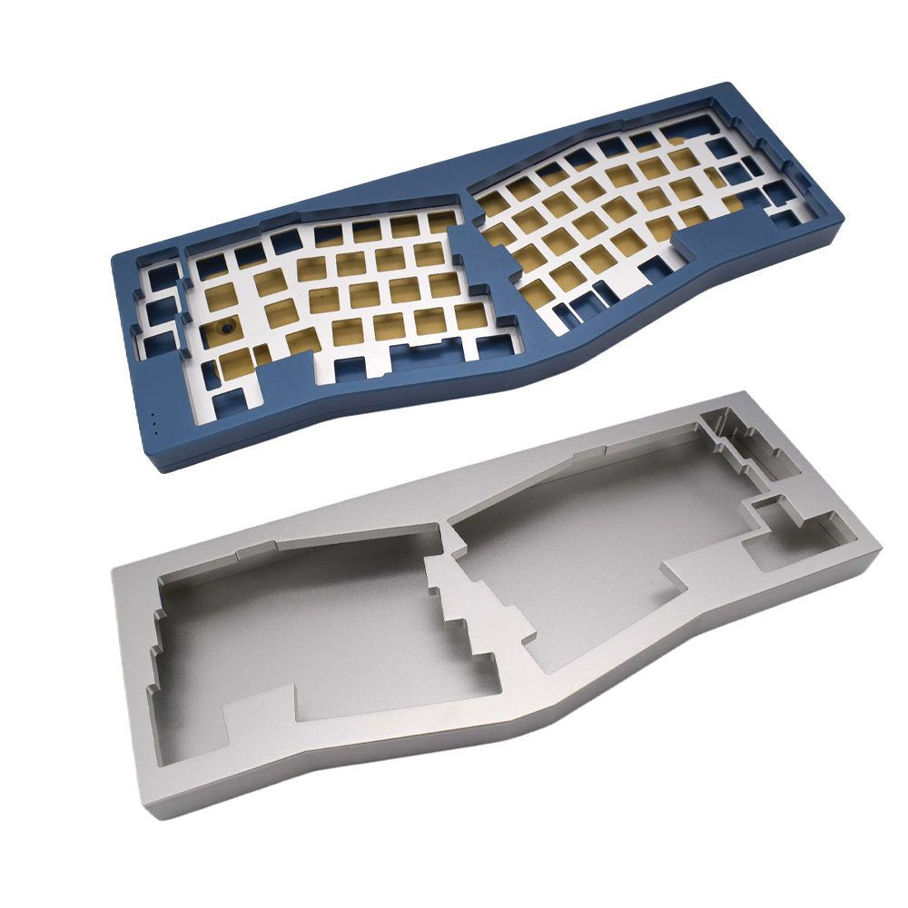 OEM Custom Metal Parts Milling Stainless Steel Anodizing Micro Turning cnc Machining keyboard case