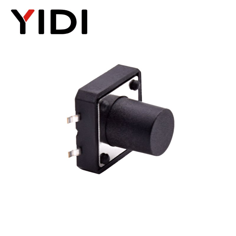 PCB 5/6/7/8/9/10/11/12mm Electric Momentary Vertical Tactile Push Button Switch ON OFF Tact Switch SMD SMT 12X12mm 4 Pin